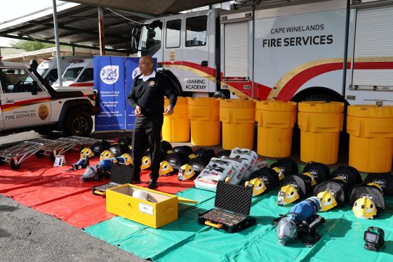 Fire Services Receive Specialised Hazmat Equipment